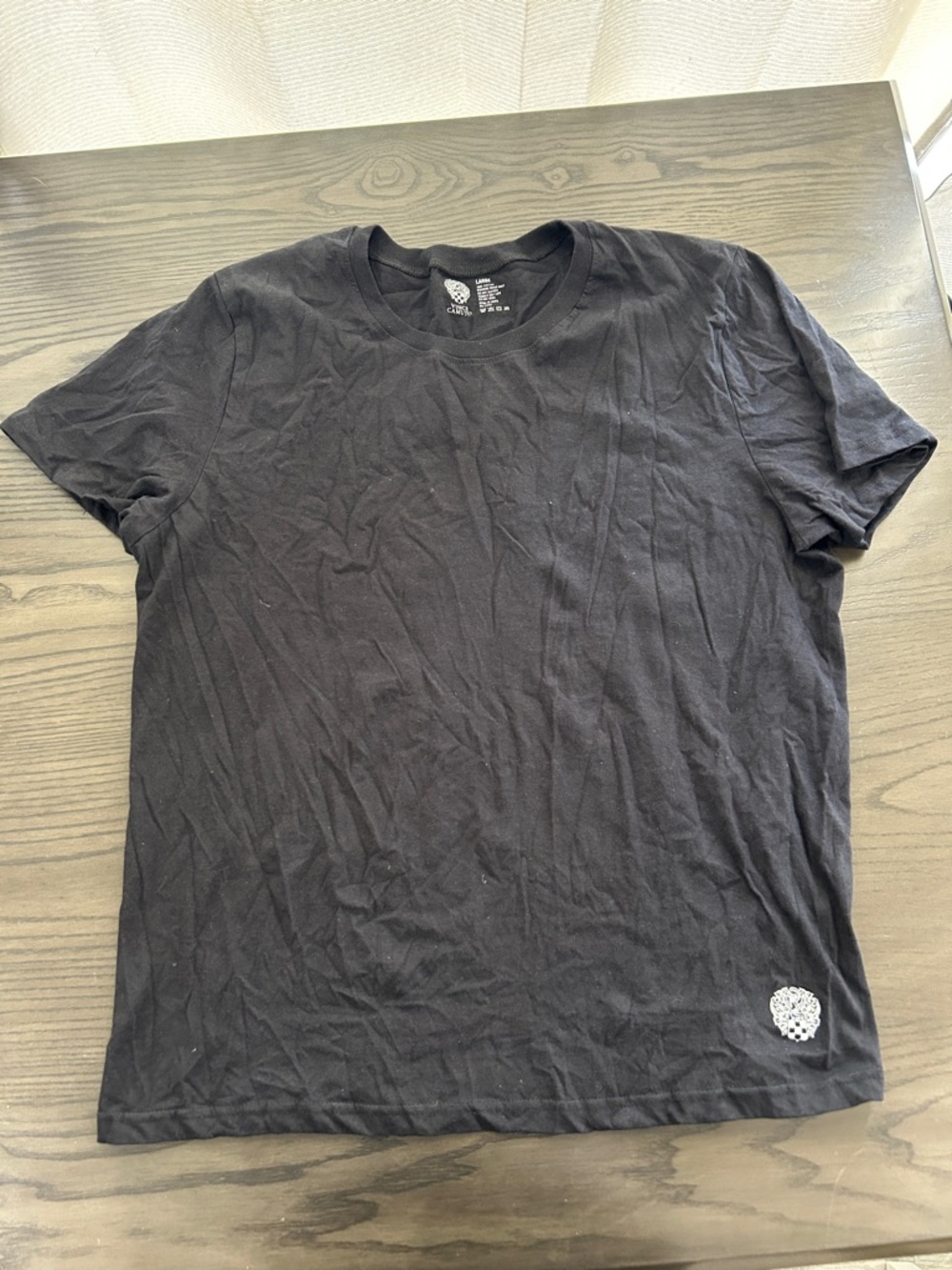 Vince Camuto Black Short Sleeve Crew Neck Tee